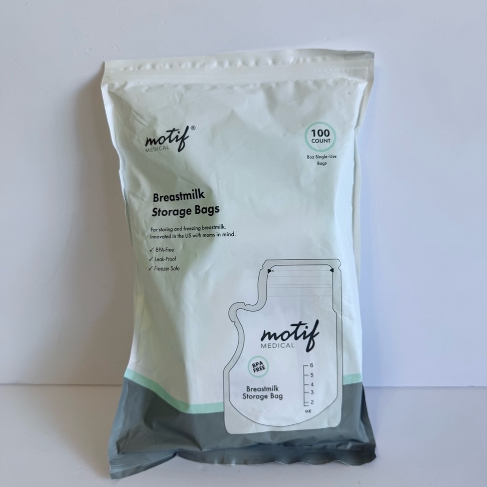 🧨 5/$25 Motif Breastmilk Storage Bags 100 count